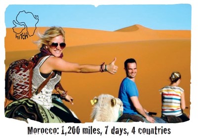 Morocco Hitch event postcard
