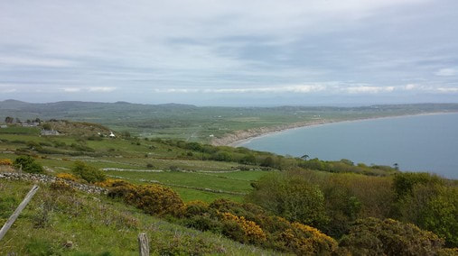 Panorama of Llyn Peninsula in North Wales
